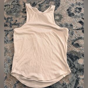 CREAM LULULEMON TANK